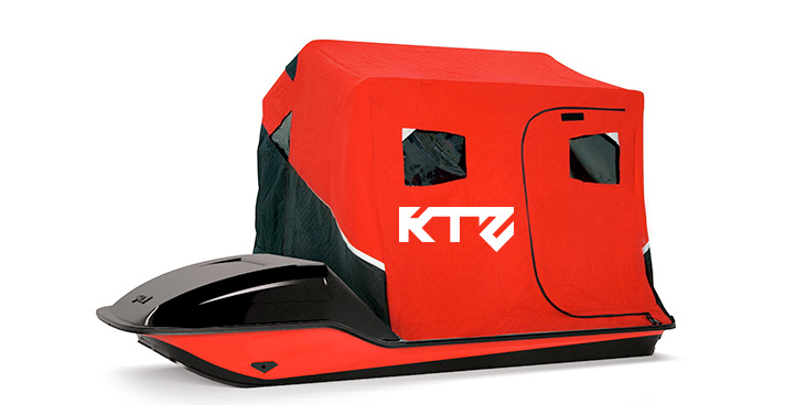 KTZ Fisher Sled with tent 